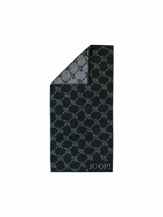 JOOP | Handtuch "Cornflower" 50x100cm (silber) | schwarz